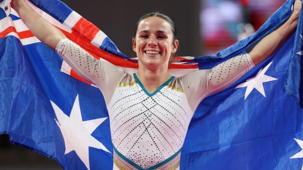 La gimnasta australiana Kate MacDonald, 'sobre la luna', recuerda su