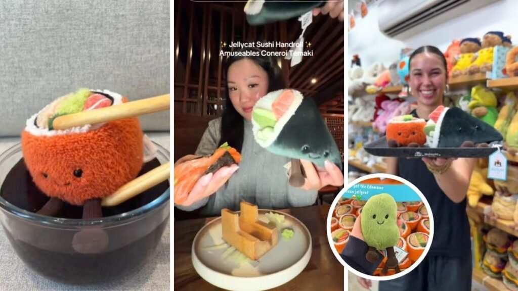 La nueva colección viral de sushi de Jellycat ha llegado