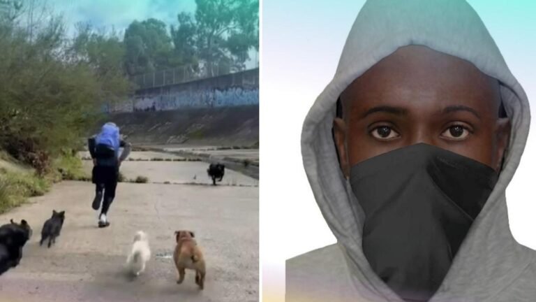 La policía de Victoria compartió una imagen de un hombre