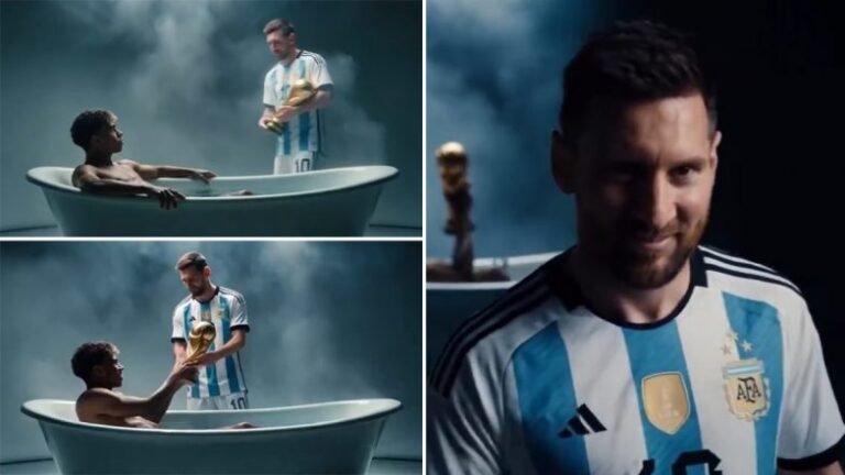 La scène de la baignoire de Lionel Messi et Lamine