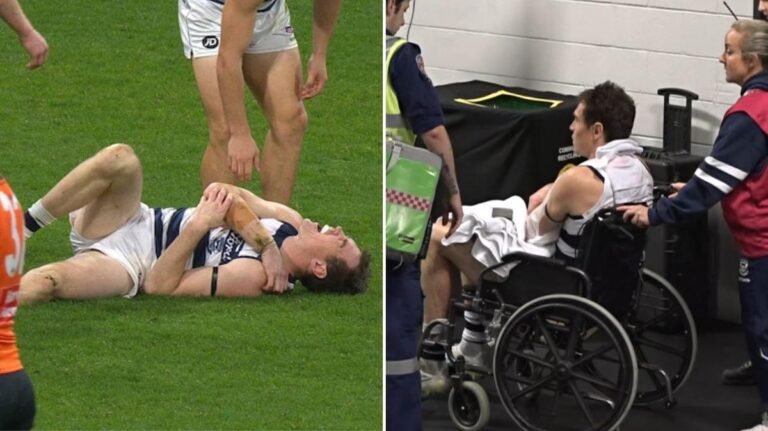 La superestrella de la AFL Jeremy Cameron fue trasladada al