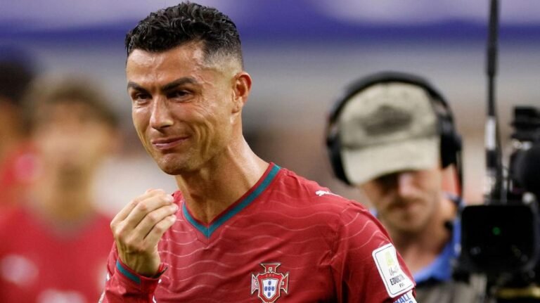 La superestrella portuguesa Cristiano Ronaldo despedido tras su eliminación en