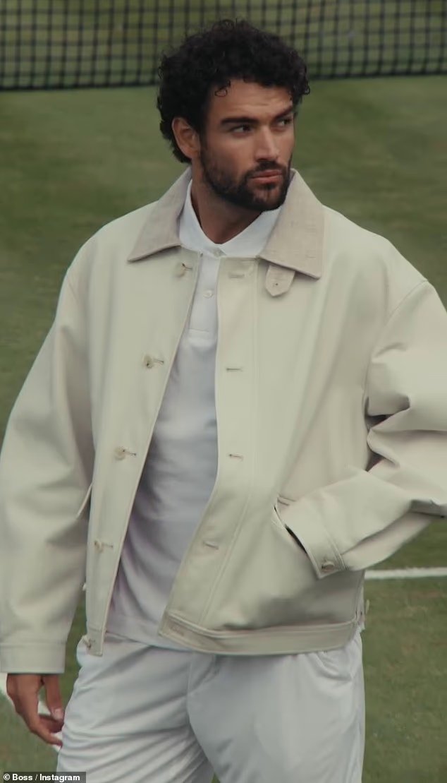 La tenue Hugo Boss de la star du tennis Matteo