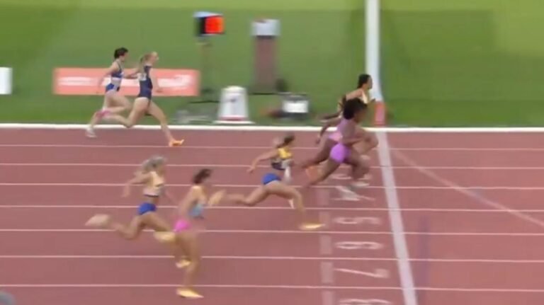 La velocista australiana Tori Lewis rompió el nuevo récord nacional