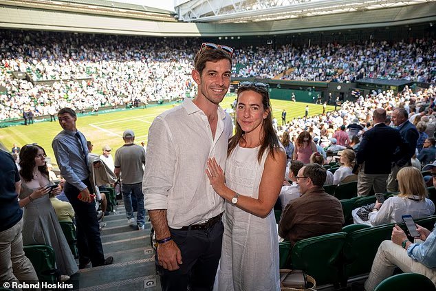 Le couple obsédé par le tennis s'est marié sur le