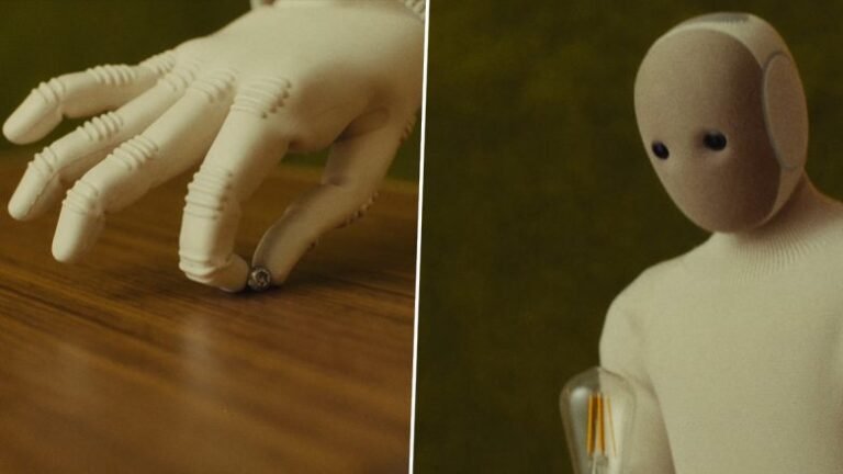 Le robot humanoïde 1X Neo montre des mains fabriquées par