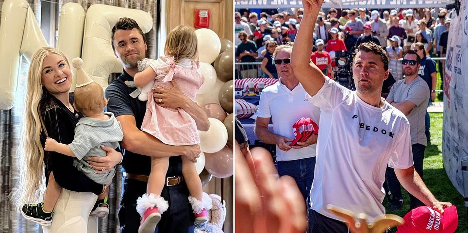 Les parents de Charlie Kirk et sa veuve Erica attendent