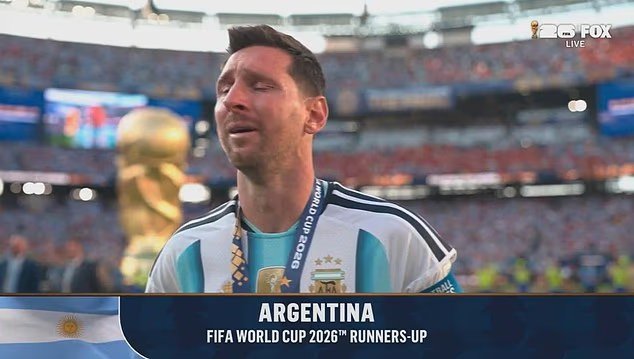 Lionel Messi, désemparé, fond en larmes alors que sa carrière