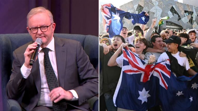 Los albaneses celebran un día festivo si Australia gana la