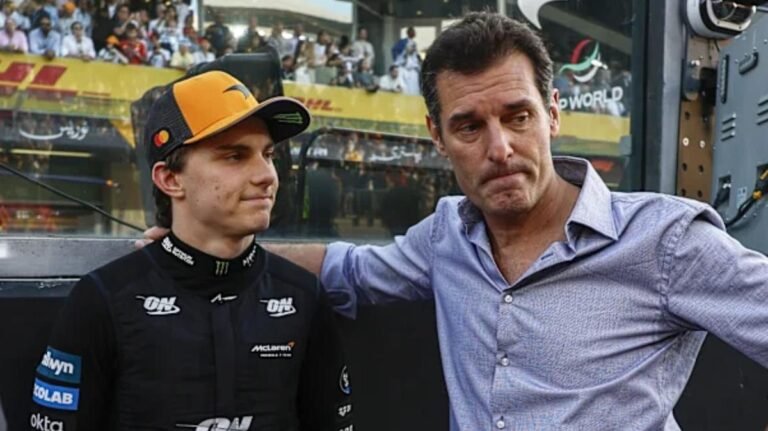 Mark Webber especula sobre el futuro de Oscar Piastre: 'Tonterías'