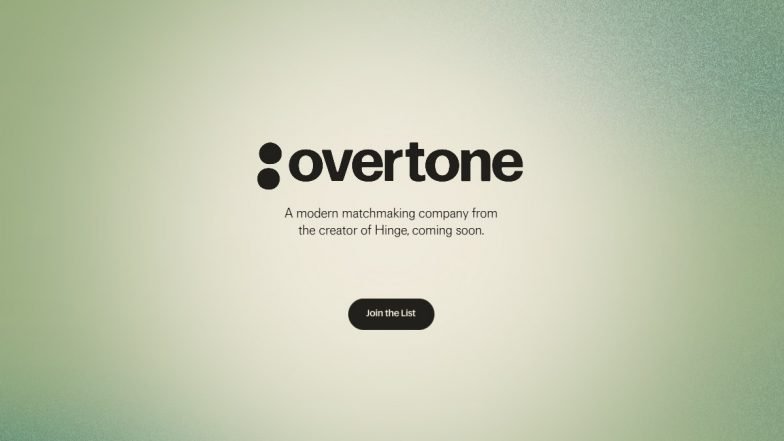 Overtone : L'application de rencontres IA du fondateur de Hinge, Justin