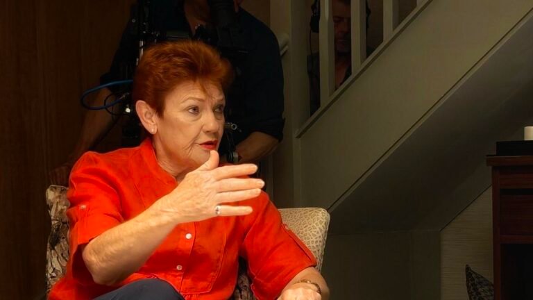 Pauline Hansen se reúne con la figura de extrema derecha