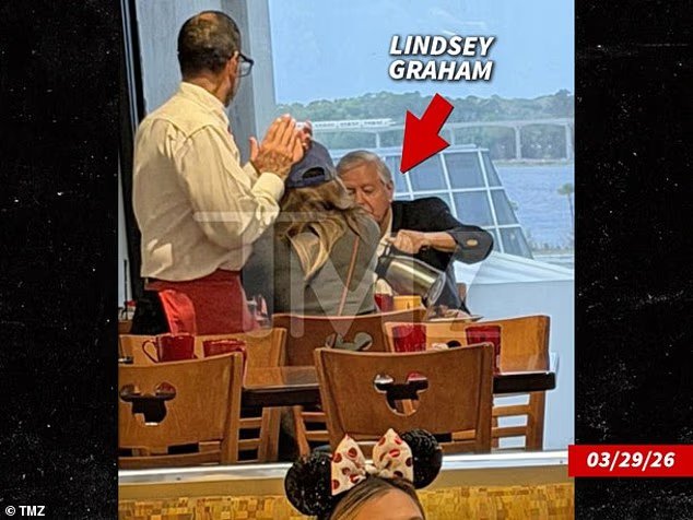 Révélé : Une femme mystérieuse qui accompagnait Lindsay Graham lors