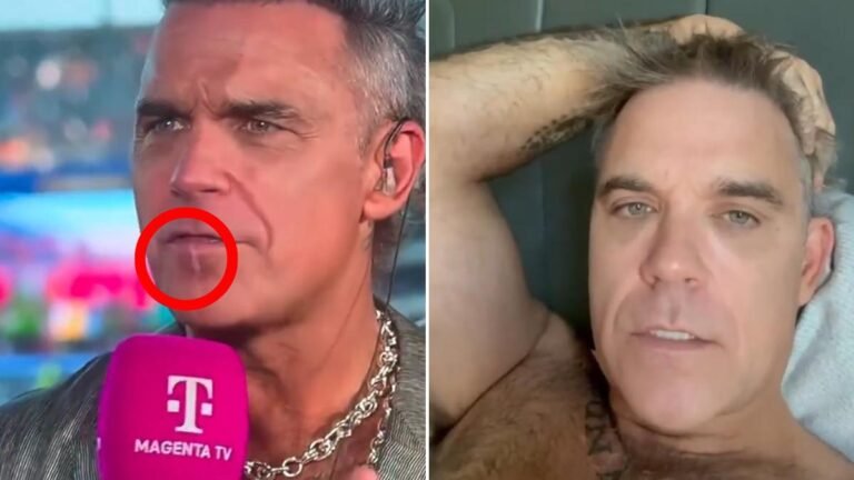 Robbie Williams graba un vídeo viral de la Copa del