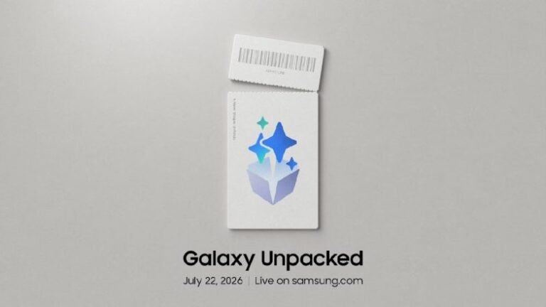 Samsung Galaxy Unpacked 2026 Lancé le 22 juillet ; Connaître les