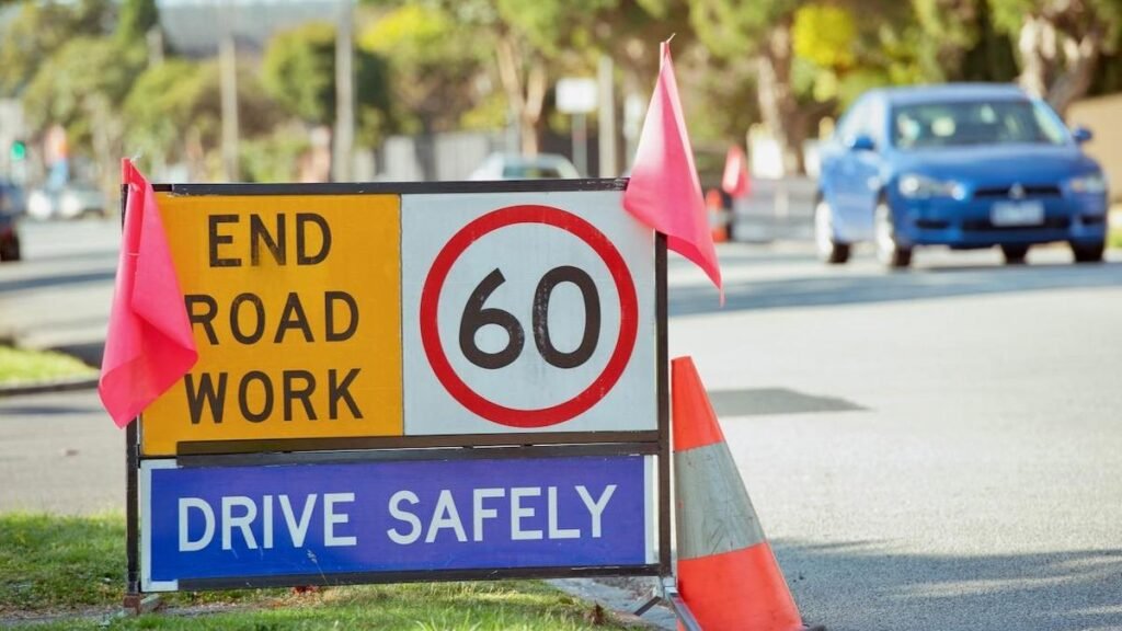 Se cambiaron las reglas de límite de velocidad en obras