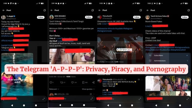 Télégramme « APP-P » : vie privée, piratage et prostitution