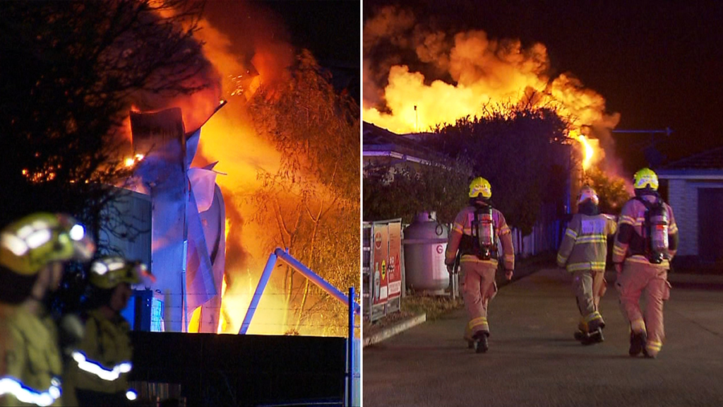 Templo sij destruido por un incendio en Adelaida