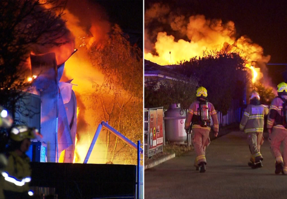 Templo sij destruido por un incendio en Adelaida