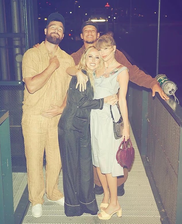 Travis Kelce s'est affronté avec le brutal Patrick Mahomes juste