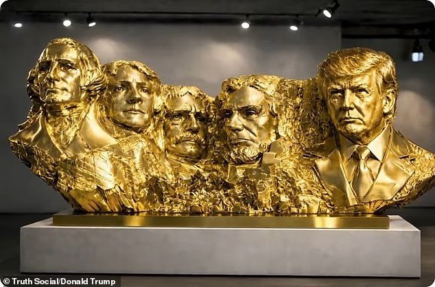 Trump laisse entendre qu'il ajoutera SON visage au mont Rushmore