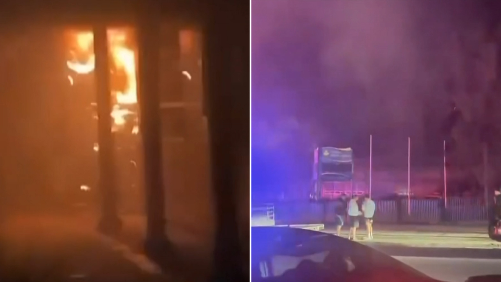 Un adolescente acusado de prender fuego a la escuela secundaria