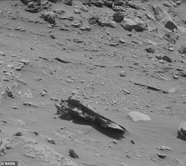 Un objet mystérieux sur une photo de Mars de la